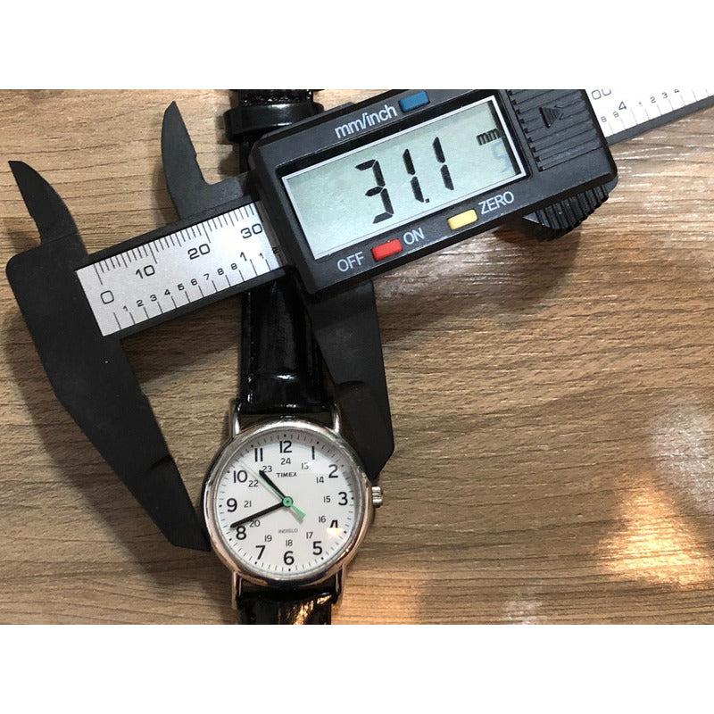 Reloj Timex Indiglo Mujer Fines Años 2000 Segundero Verde