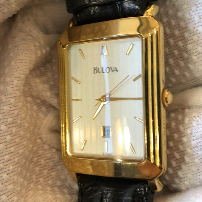Reloj Bulova Dress Classic Hombre Año 1999 Con Fecha Central Raro