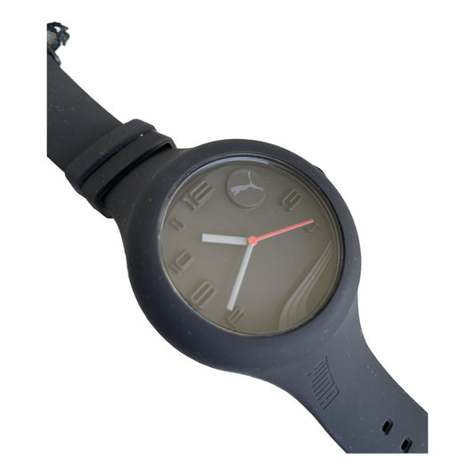 Reloj Puma Formxl Analógico Unisex Silicona Color Negro