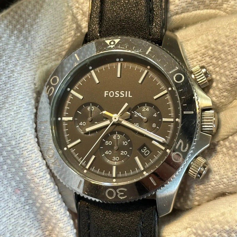 Reloj Fossil Retro Traveler Hombre 2015 Cronógrafo Diver Deportivo