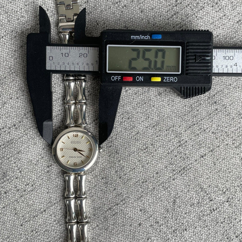 Reloj De Plata 925 Ecclissi Mujer Año 2002 Bamboo Link
