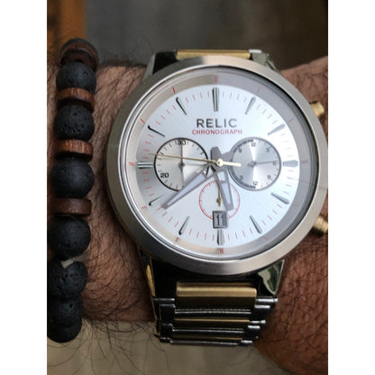 Reloj Relic Vintage Chronograph Hombre Como Nuevo
