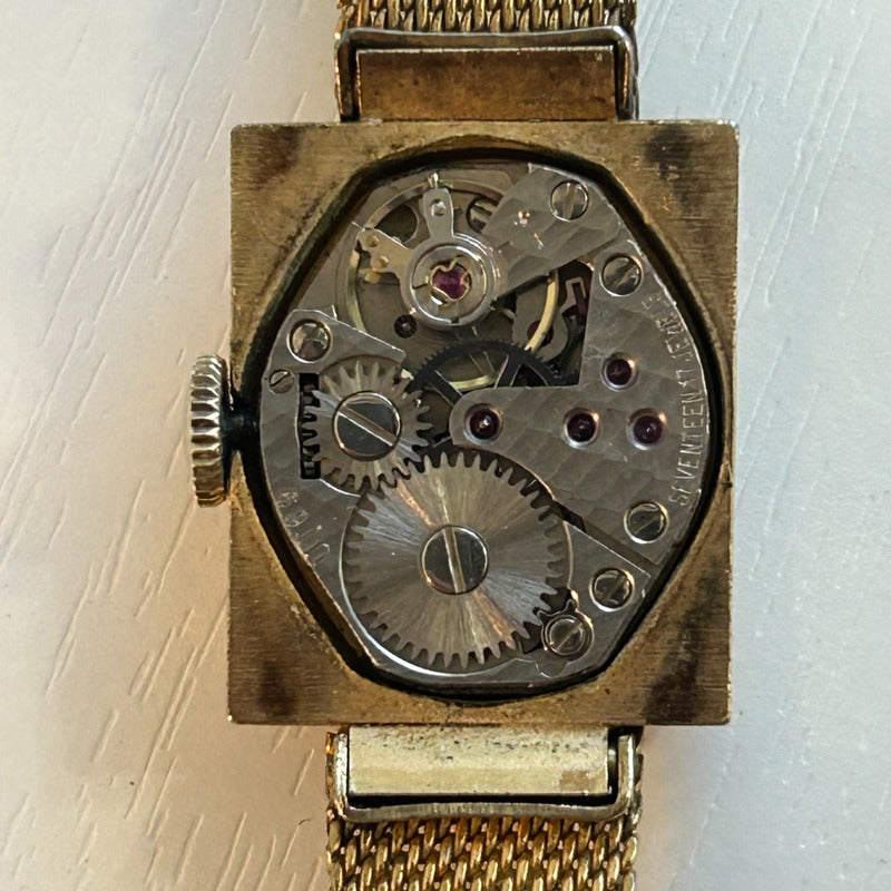 Reloj Villard Mujer A Cuerda Vintage Año 1959 Cuadrado Suizo