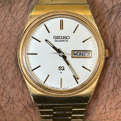 Reloj Seiko Hombre Vintage Año 1980 Quartz Día-fecha