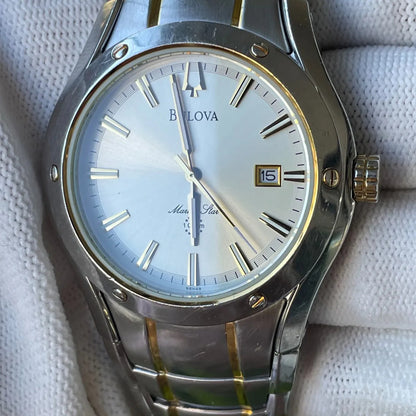 Reloj Bulova Marine Star Hombre Vintage 1996 Two Tone