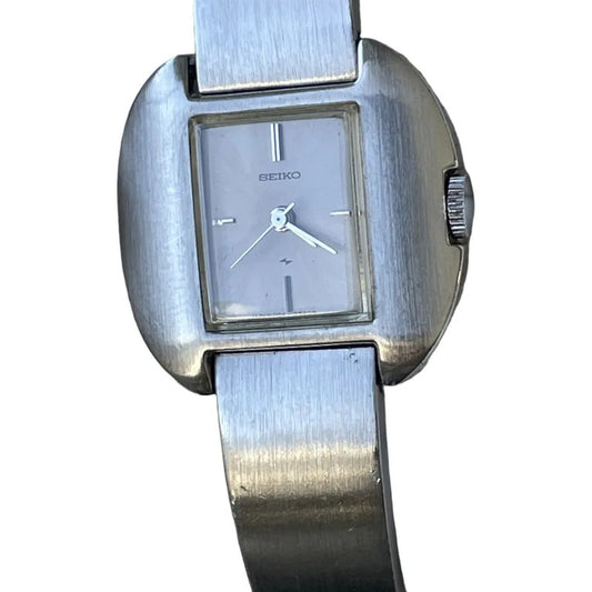 Seiko Silver Angel Mujer Vintage 1973 Raro A Cuerda Mecánico