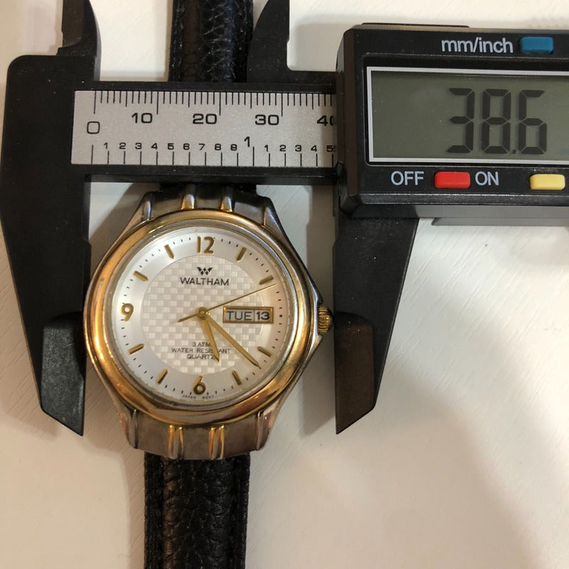 Reloj Waltham Unisex Calendario Español/inglés 90s