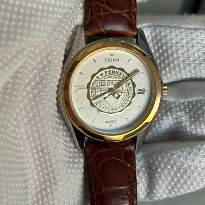 Reloj Seiko University Of Pennsylvania Hombre 1988 Pulsera Original