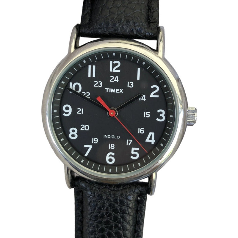 Reloj Timex Hombre 2011 Indiglo 40mm Dial Negro Weekender