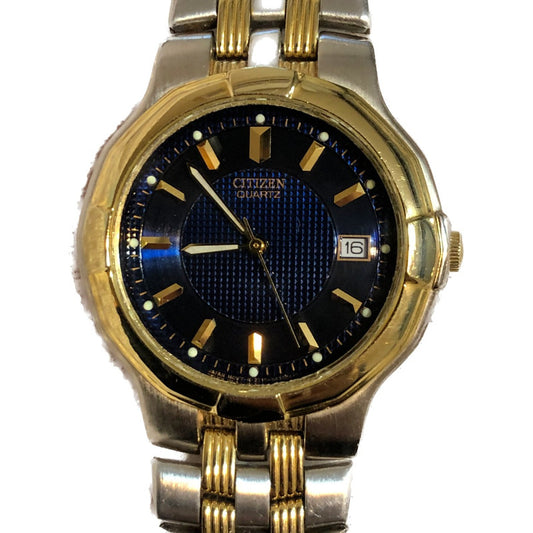 Reloj Citizen Hombre Año 1991 Calibre 2510 Bicolor Dial Azul