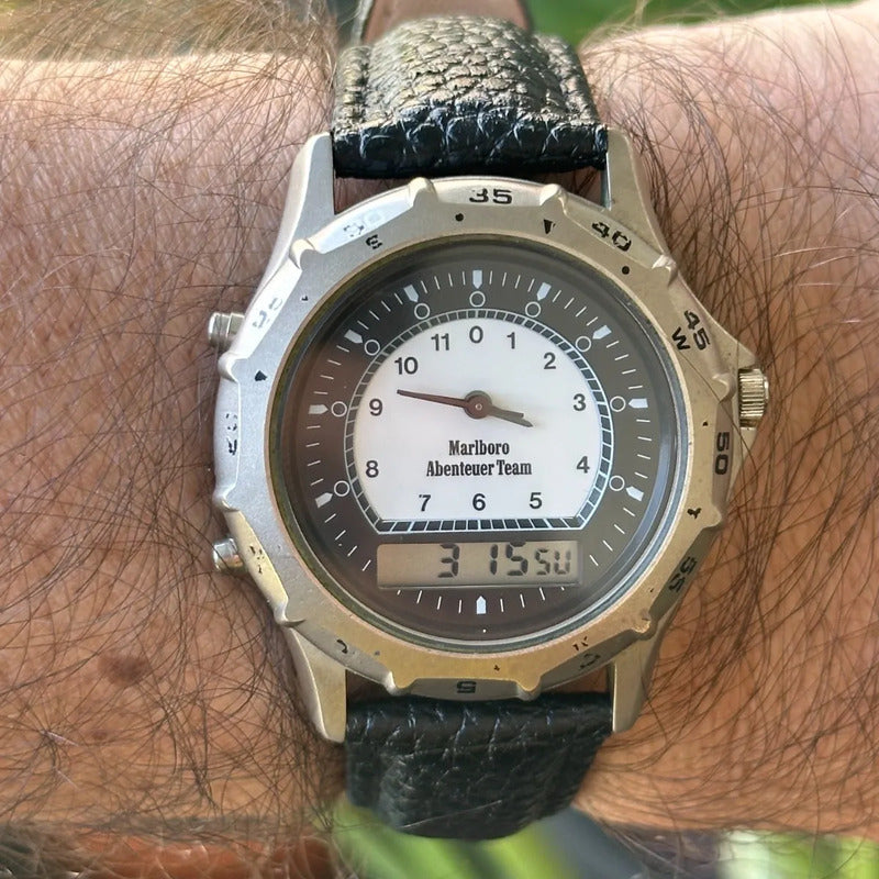 Reloj Marlboro Adventure Team Hombre Año 1994 Versión Alemana Escaso