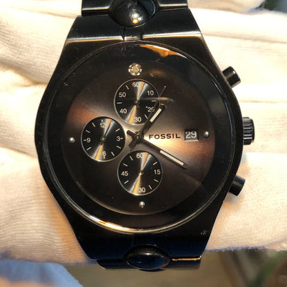 Reloj Fossil Arkitekt Hombre Año 2012 Negro Diamante