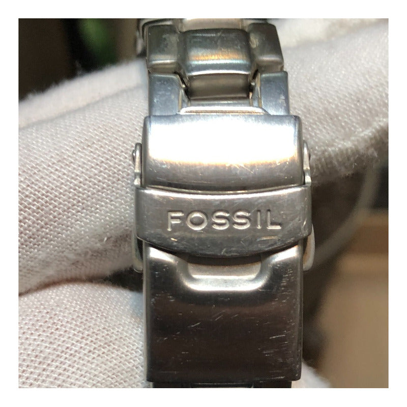Reloj Fossil Bigtic Jr-8215 Unisex Vintage Retro Zafiro