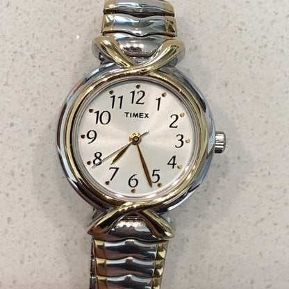 Reloj Timex Mujer Año 2014 Bicolor Correa Expansible 25mm