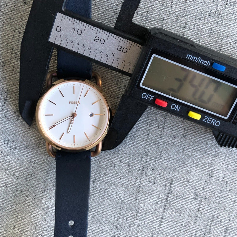 Reloj Fossil Mujer Año 2017 Rose Gold Minimal Correa Original