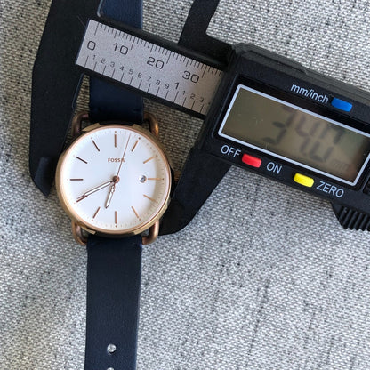 Reloj Fossil Mujer Año 2017 Rose Gold Minimal Correa Original