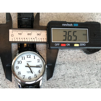 Reloj Timex Vintage Indiglo Hombre Luz En La Esfera