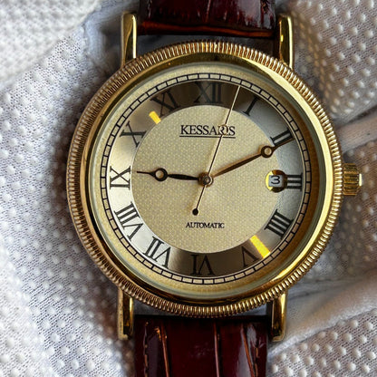 Reloj Kessaris Hombre Año 2001 Automático Boutique Griega Nuevo