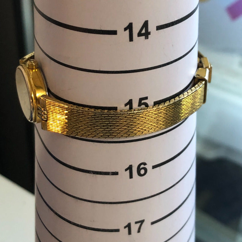 Tissot Lady Quartz 1980 Chapado Oro18k Brazalete Suizo