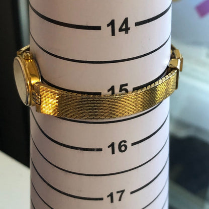 Tissot Lady Quartz 1980 Chapado Oro18k Brazalete Suizo