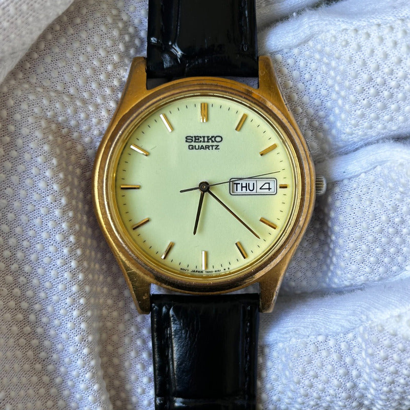 Reloj Seiko Hombre Vintage 1994 Dial Fosforescente Raro 7n43
