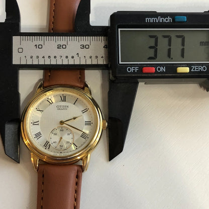 Reloj Citizen Hombre Año 1989 Vintage Dial Waffle