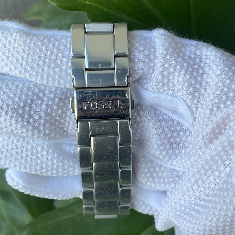 Reloj Fossil Mujer Año 2011 Aluminio Multifunción Cristales