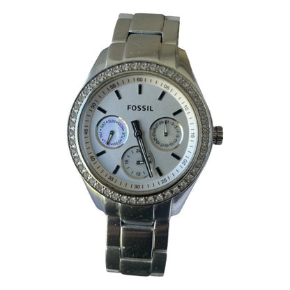 Reloj Fossil Mujer Año 2011 Aluminio Multifunción Cristales