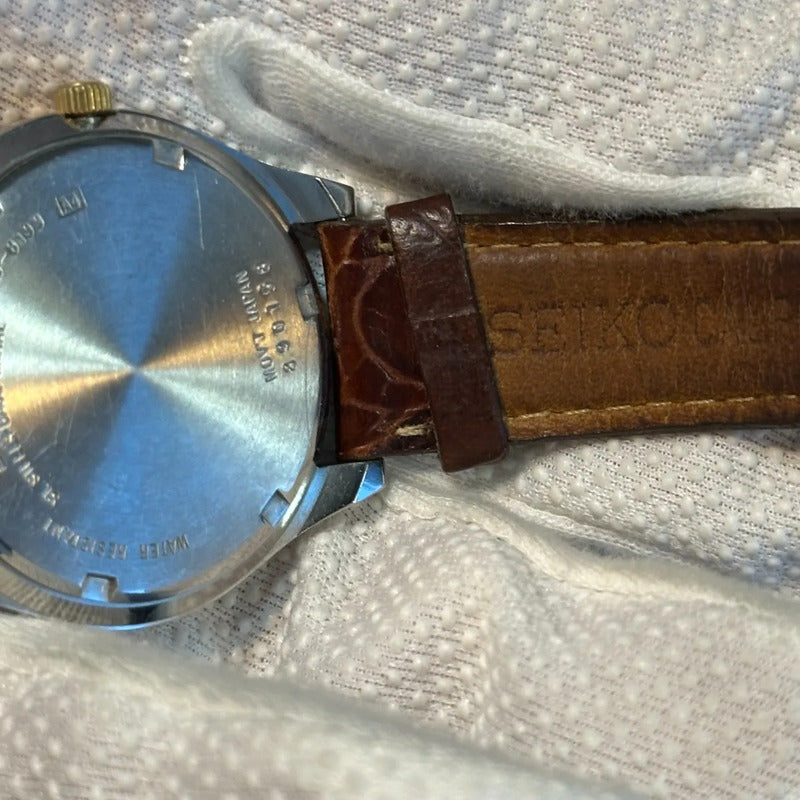 Reloj Seiko University Of Pennsylvania Hombre 1988 Pulsera Original