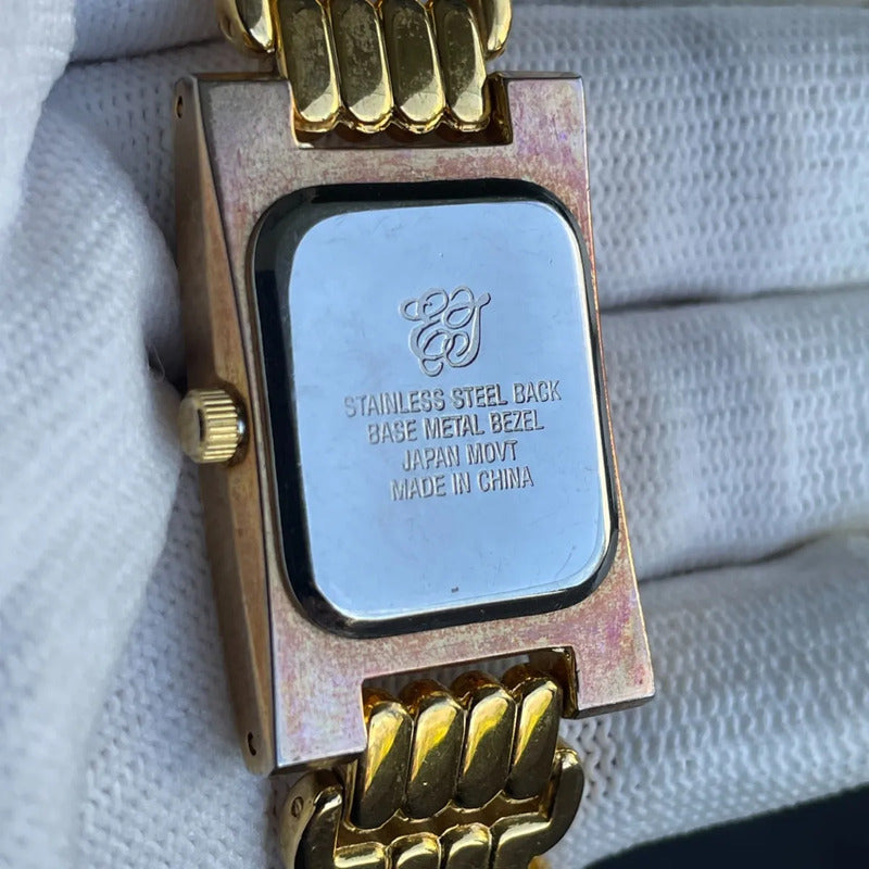 Reloj Joya Elizabeth Taylor Mujer Pavé Años 2000s Cristales