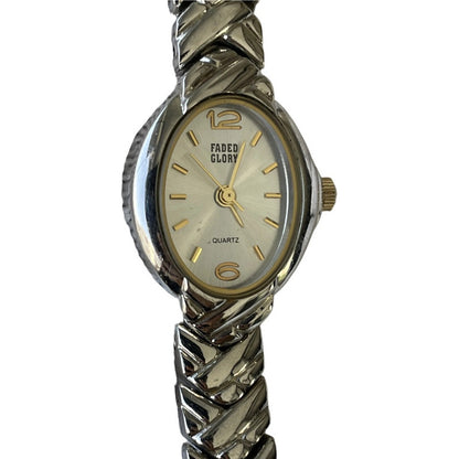 Reloj Faded Glory Mujer Año 1993 Oval Japan Mov Brazalete