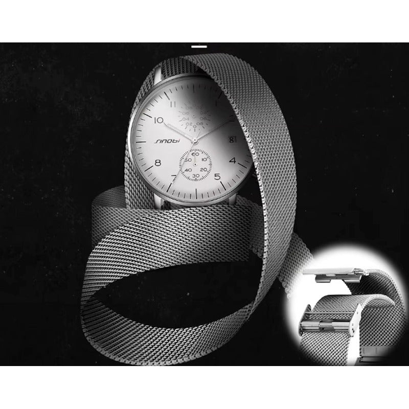 Reloj Sinobi Pulsera Acero Inoxidable Hombre