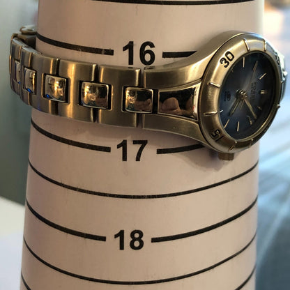 Reloj Fossil Mujer Año 2001 Blue Serie Sunburst Acero