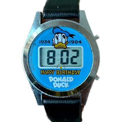 Reloj Disney Unisex Año 1984 Digital Donald Duck 50º Raro