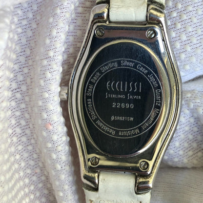 Reloj Ecclissi Plata 925 Mujer Año 2001 Oval Madreperla