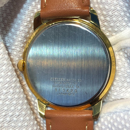 Reloj Citizen Hombre Año 1989 Vintage Dial Waffle
