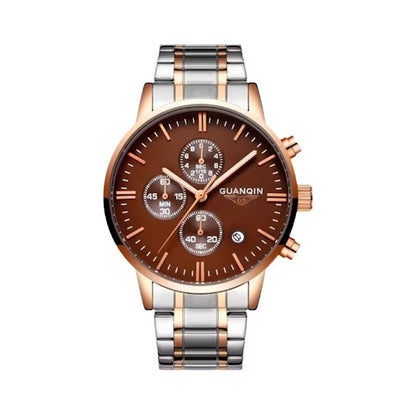 Reloj Guanqin Gq12006 Hombre Pulsera Acero Inoxidable