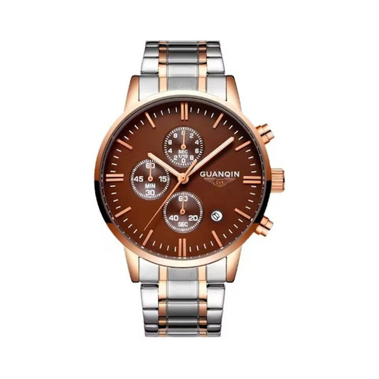 Reloj Guanqin Gq12006 Hombre Pulsera Acero Inoxidable