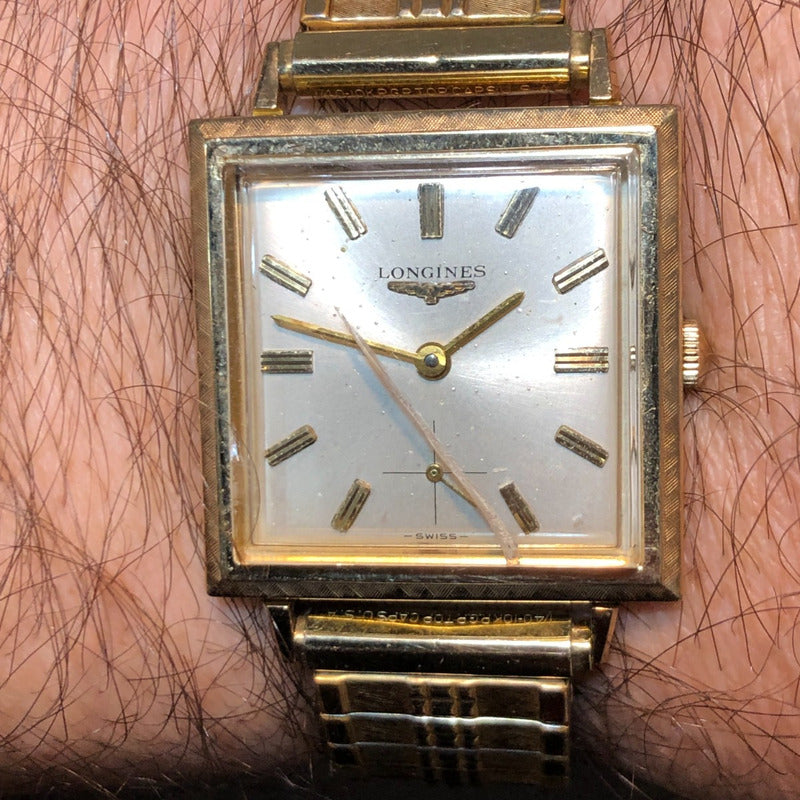 Longines Año 1965 Chapado Oro 10k Mecánico Funciona Ok Leer