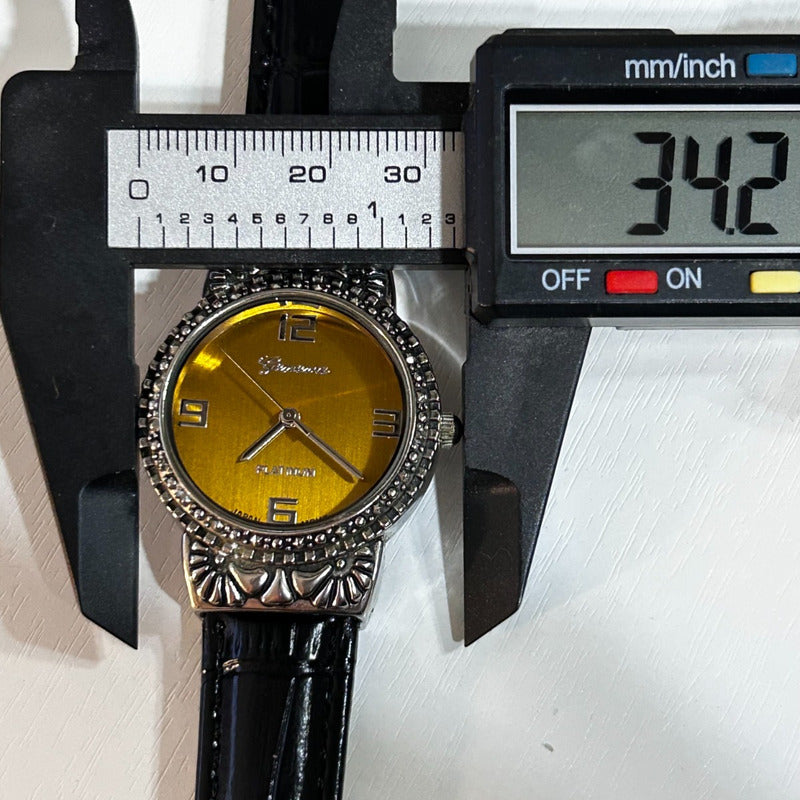 Reloj Geneva Platinum Mujer 2005 Dorado Honey-gold Vintage