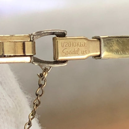 Reloj Monarch Deluxe Mujer Vintage 1950 Mecánico Bisel Oro Rolled10k