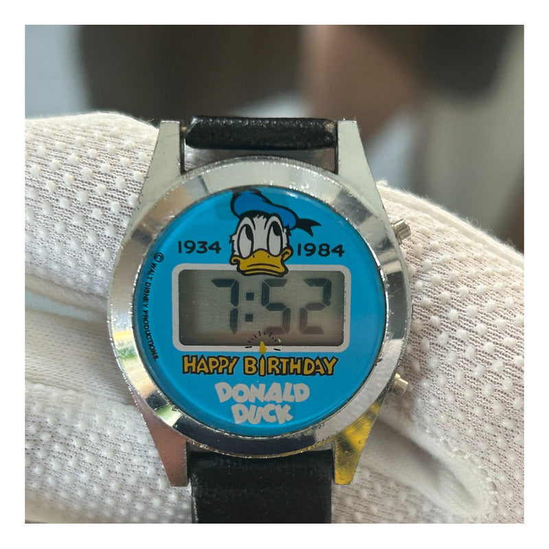 Reloj Disney Unisex Año 1984 Digital Donald Duck 50º Raro