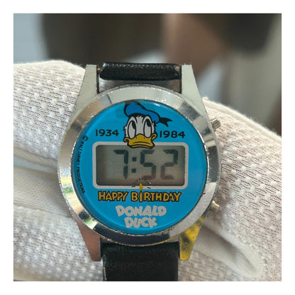 Reloj Disney Unisex Año 1984 Digital Donald Duck 50º Raro