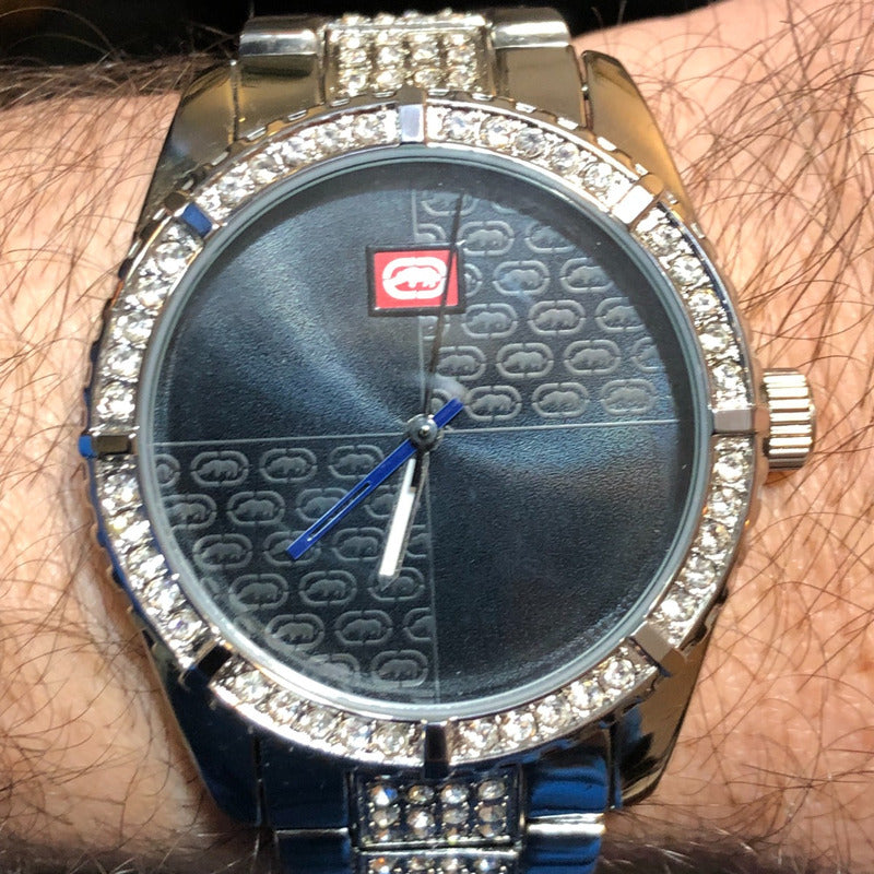 Reloj Marc Ecko Iced Out Hombre Mediados Años 2mil Único En Chile