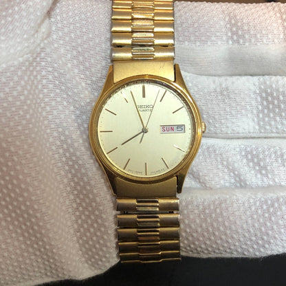 Reloj Seiko Hombre Vintage 1994 Dorado Dial Champagne