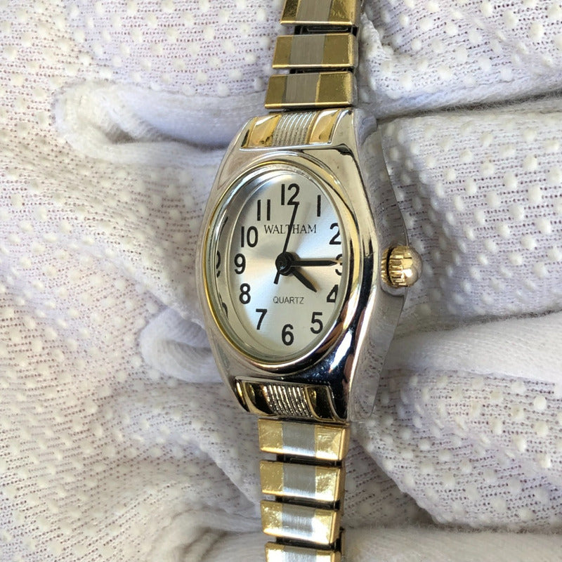 Reloj Waltham Mujer Año1996 Quartz Pulsera Expandible Nuevo