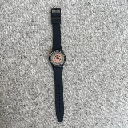 Reloj Swatch Hombre 1987 Mackintosh Gb116 Artegráfico Raro