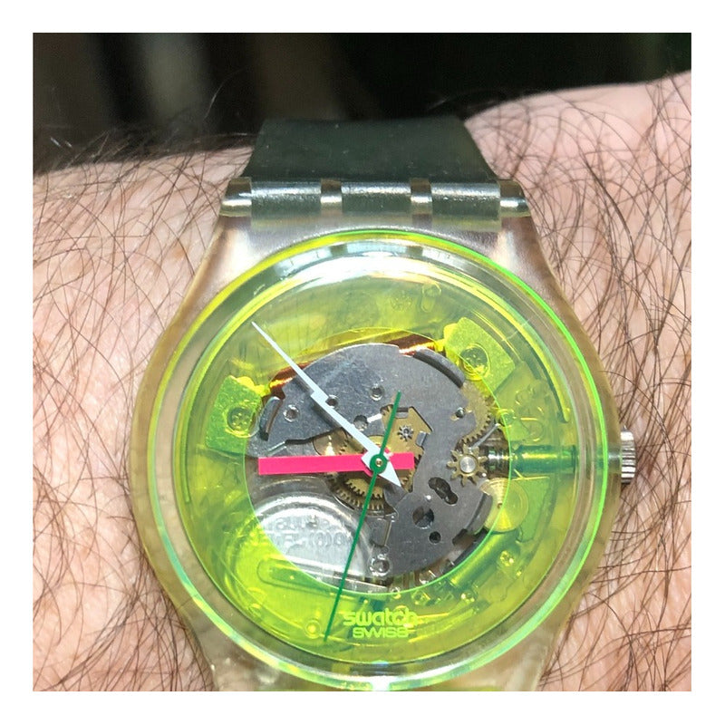 Swatch Techno Sphere Gk101 (1985)  Único Verde Techno-jelly