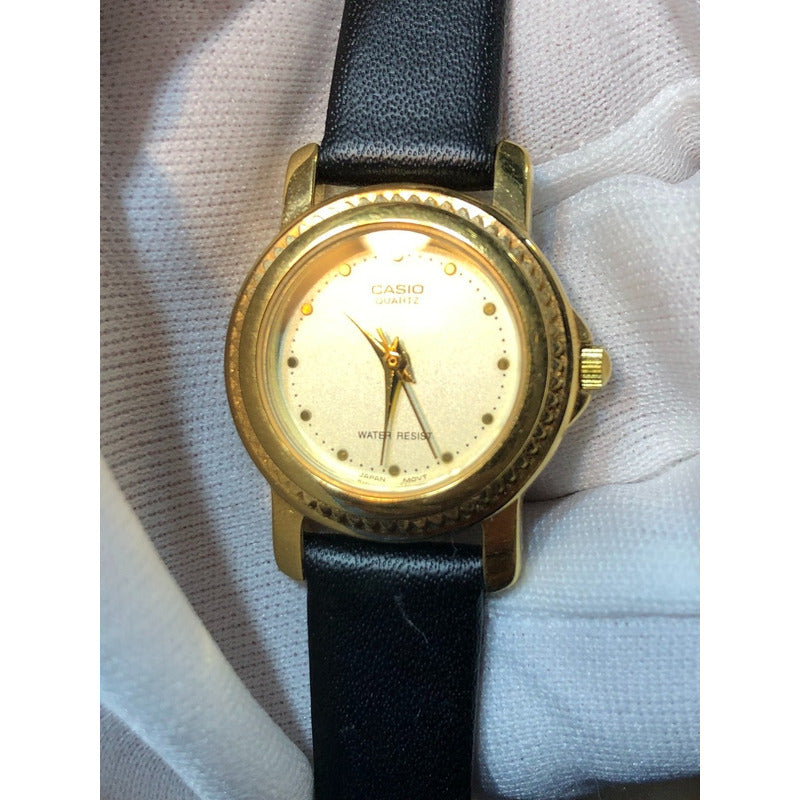 Reloj Casio Ltp-1097g Mujer Vintage Fines De Los 90s Dorado