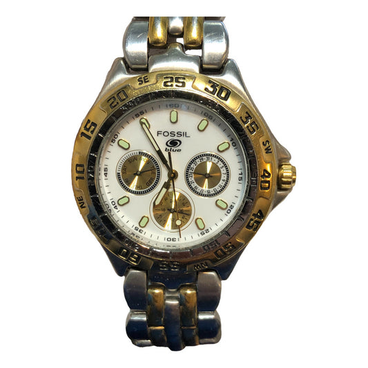 Reloj Fossil Hombre Vintage Fines 90s Línea Blue
